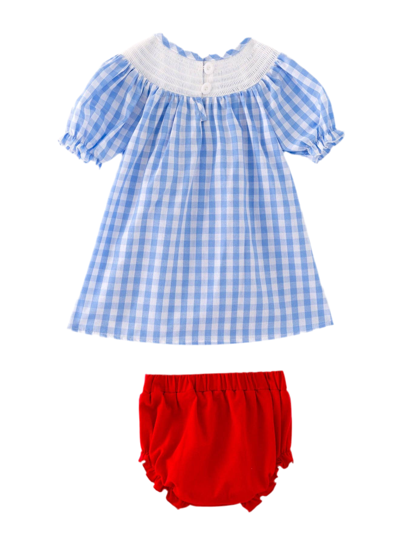 Farm Smocked Dress with Bloomers