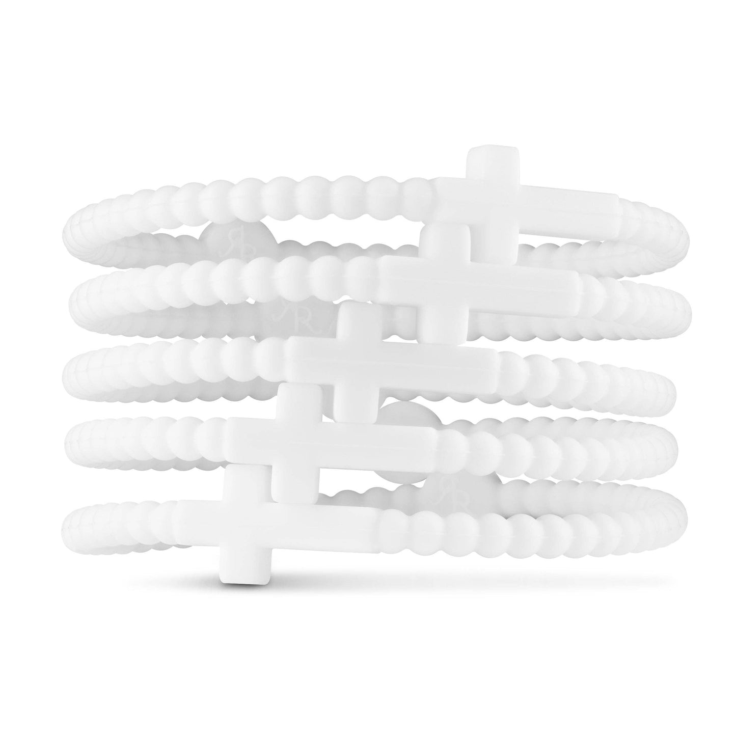 Jesus Bracelets Pack of 5 (silicone cross bracelets)