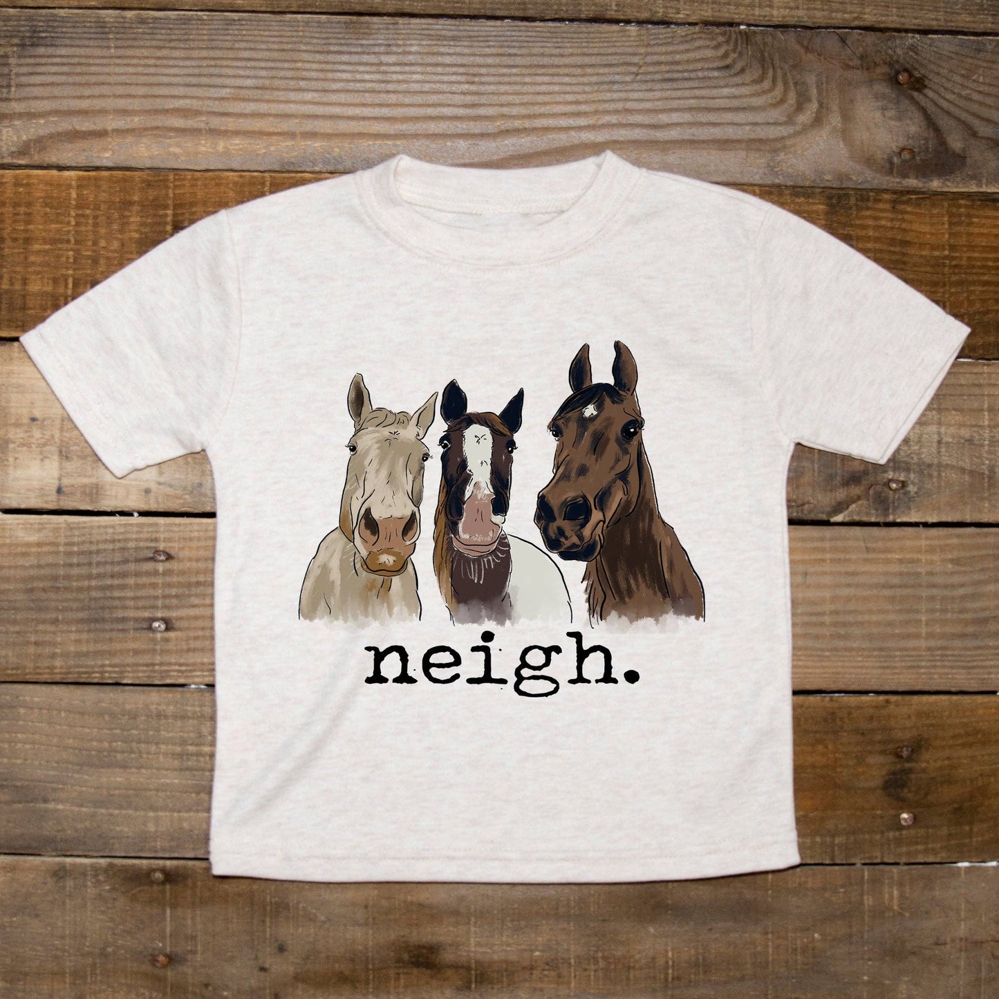 "Neigh" Horse Country Kids Tee