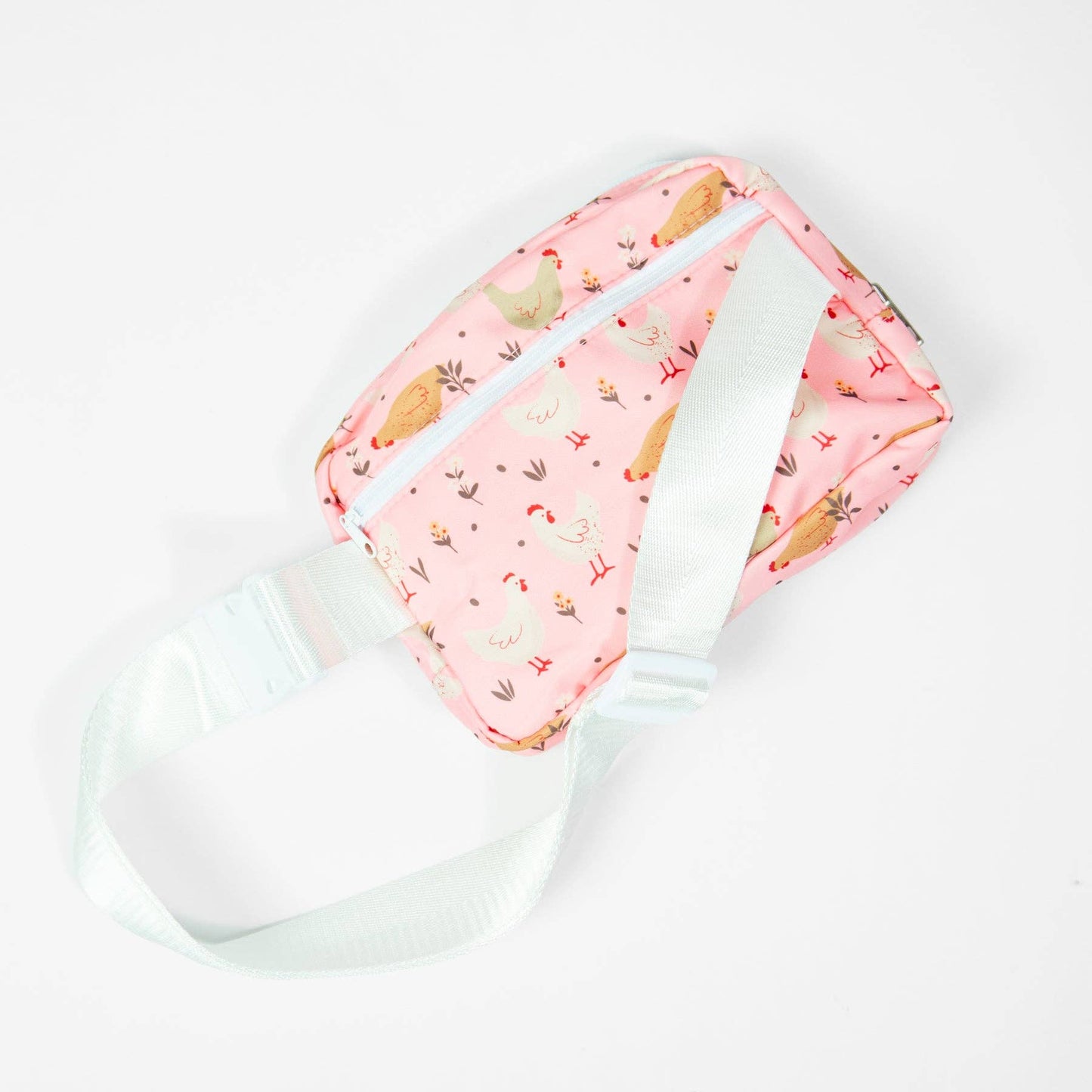 Pink Chickens Belt Bag
