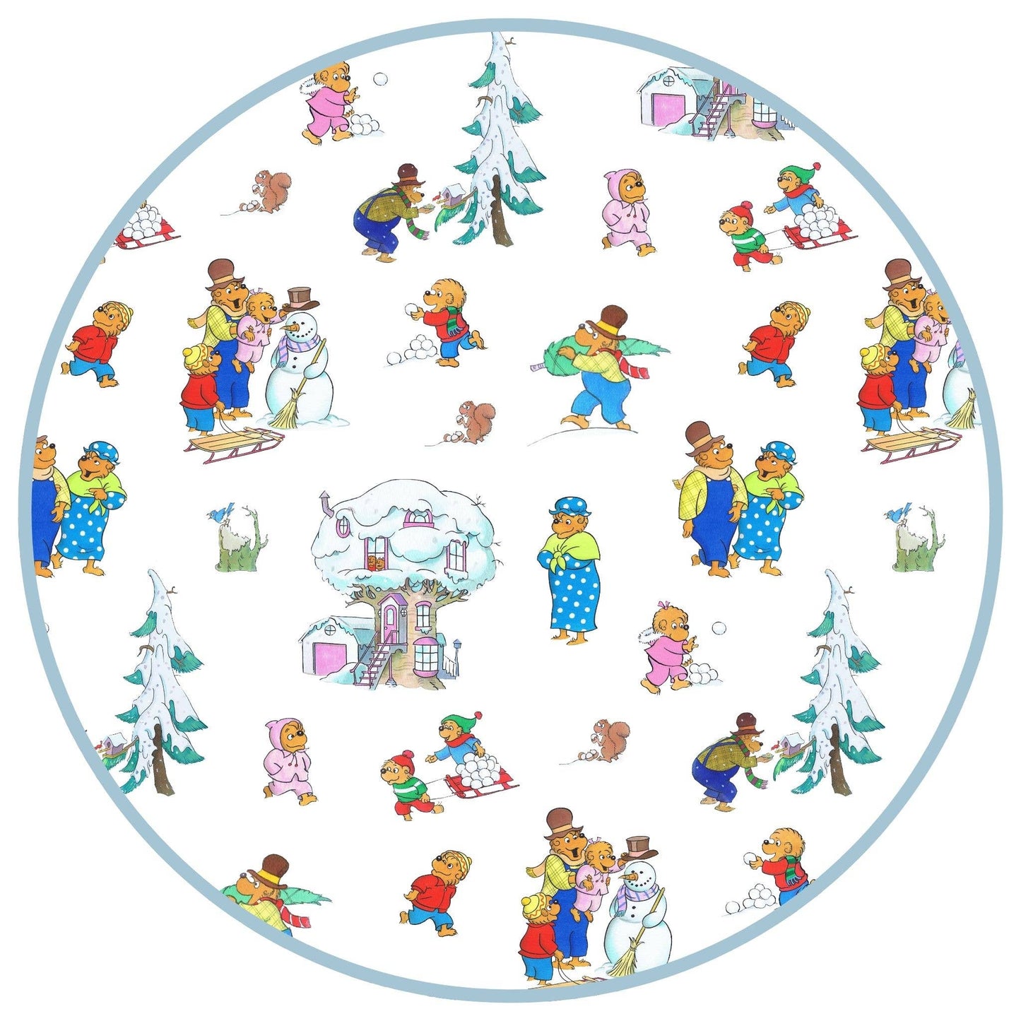 Berenstain Bears® Snow Day Bamboo Long Sleeve Kids Pajama Pants Set