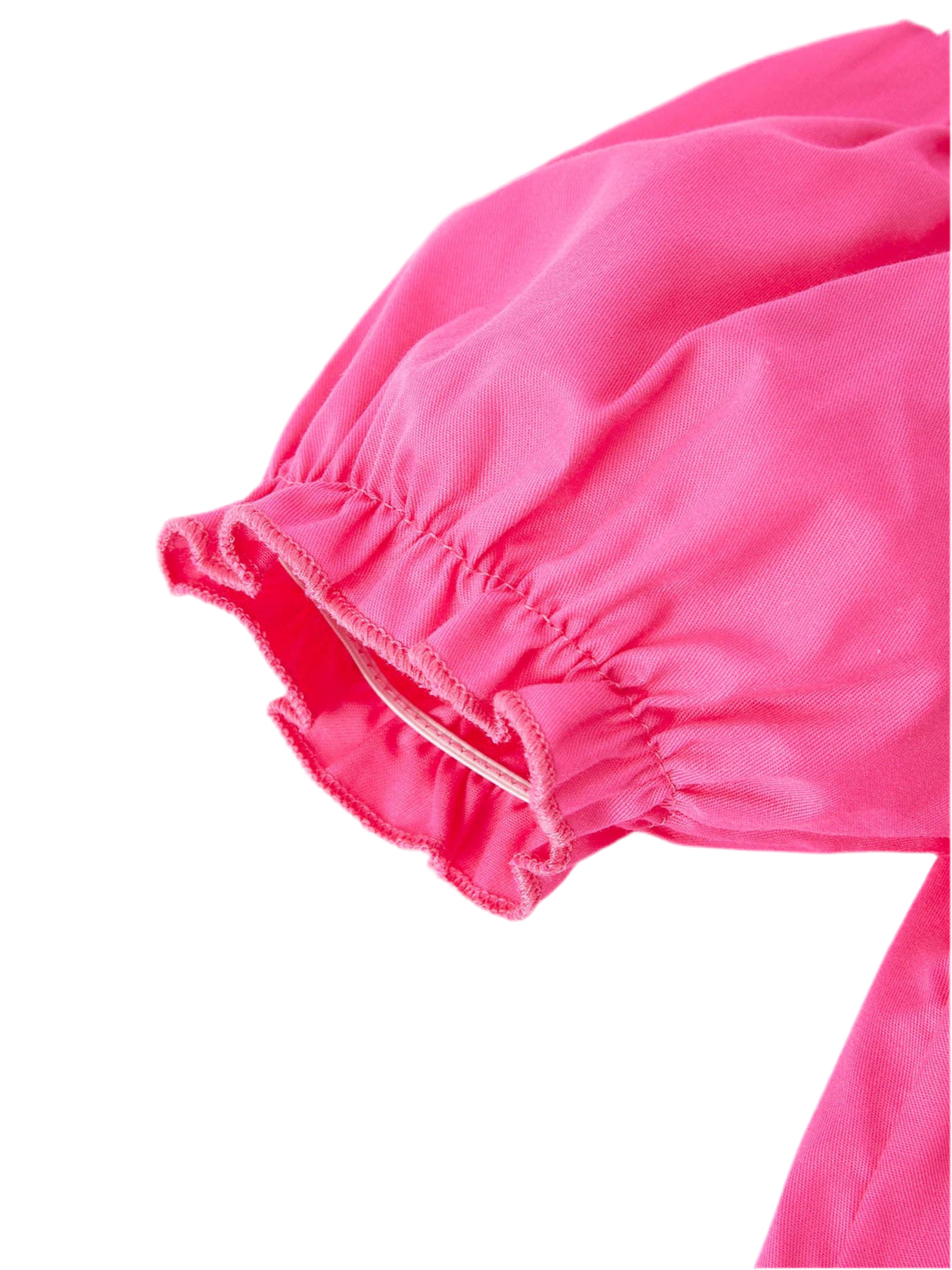 Hot Pink Bow Smocked Dress