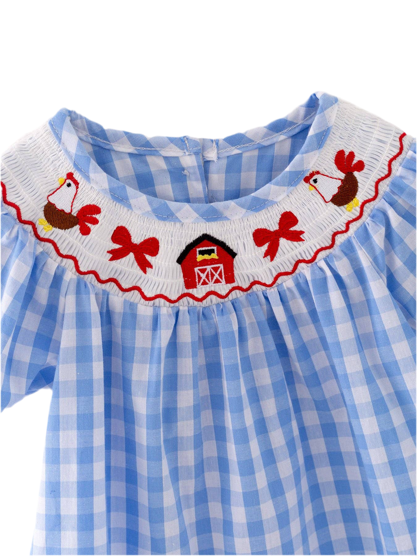Farm Smocked Dress with Bloomers