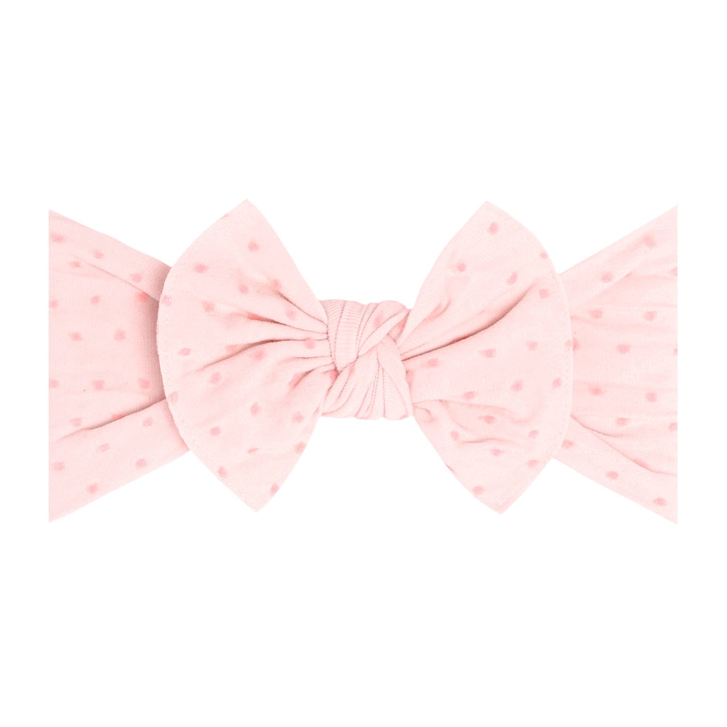 Baby Bling® Shabby Dot Knot soft nylon headbands