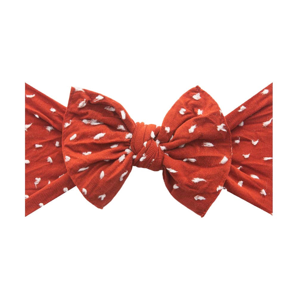 Baby Bling® Shabby Dot Knot soft nylon headbands