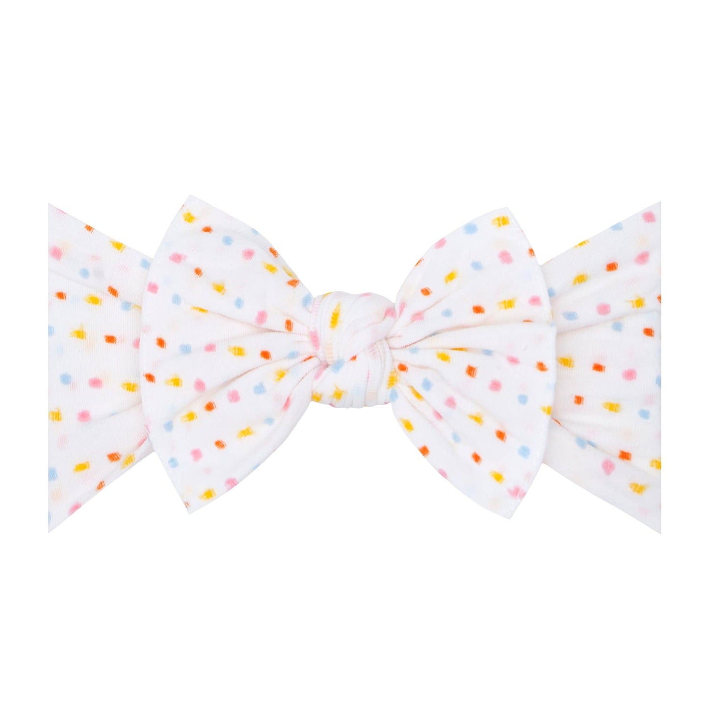 Baby Bling® Shabby Dot Knot soft nylon headbands