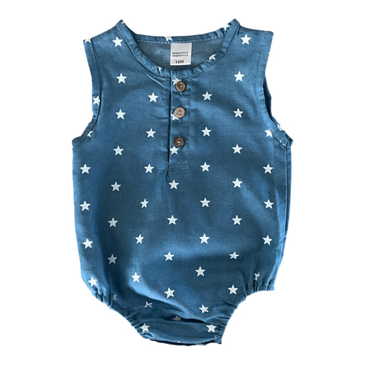 Blue Star Romper
