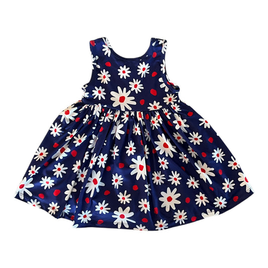 Red, White, and Blue Daisies