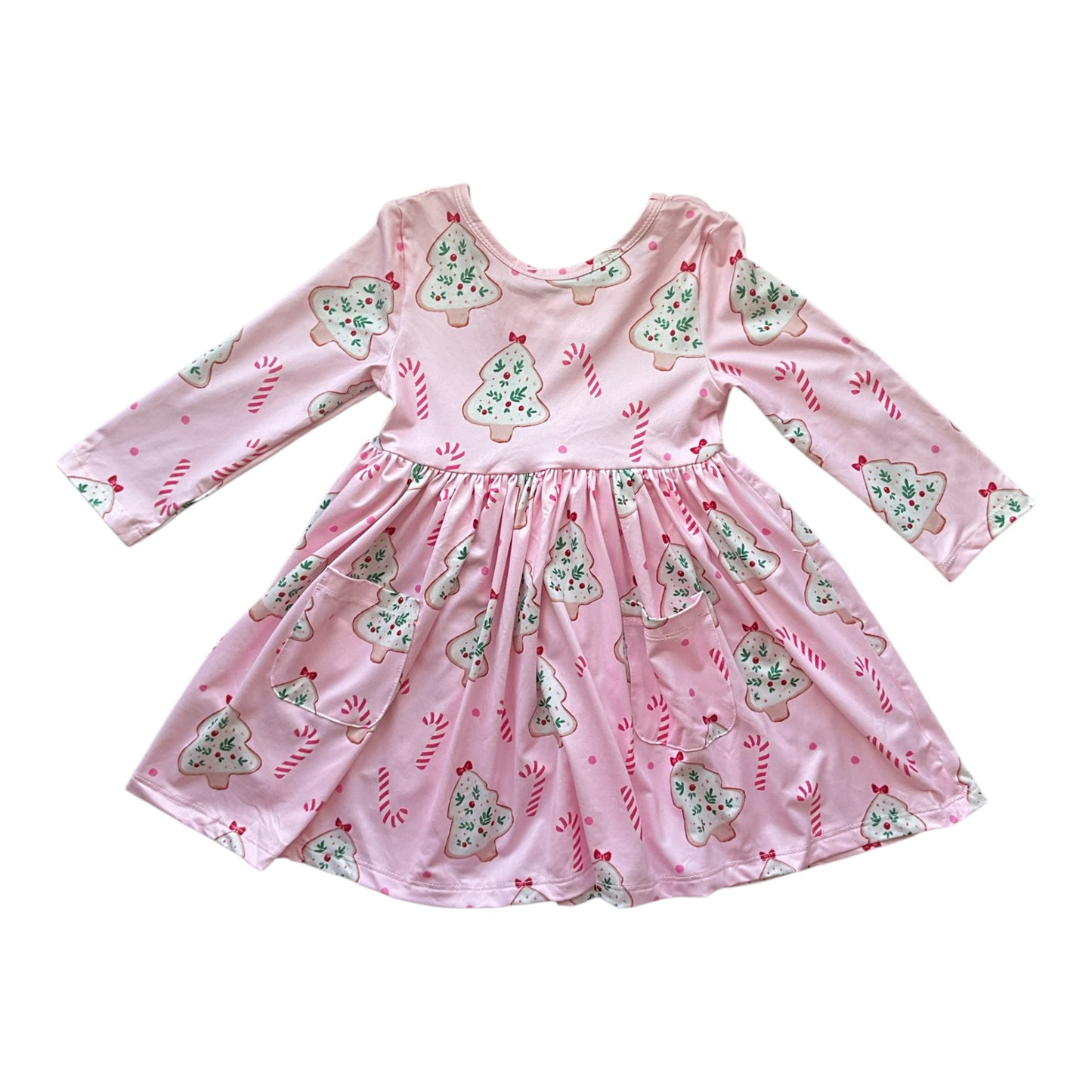 Candy Canes and Cookies Twirl Dress