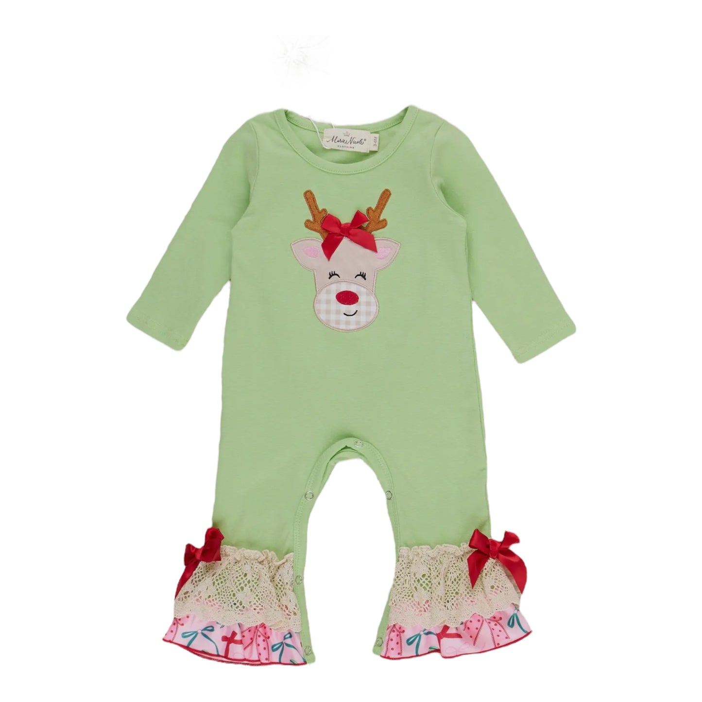 Reindeer Ruffle Romper: