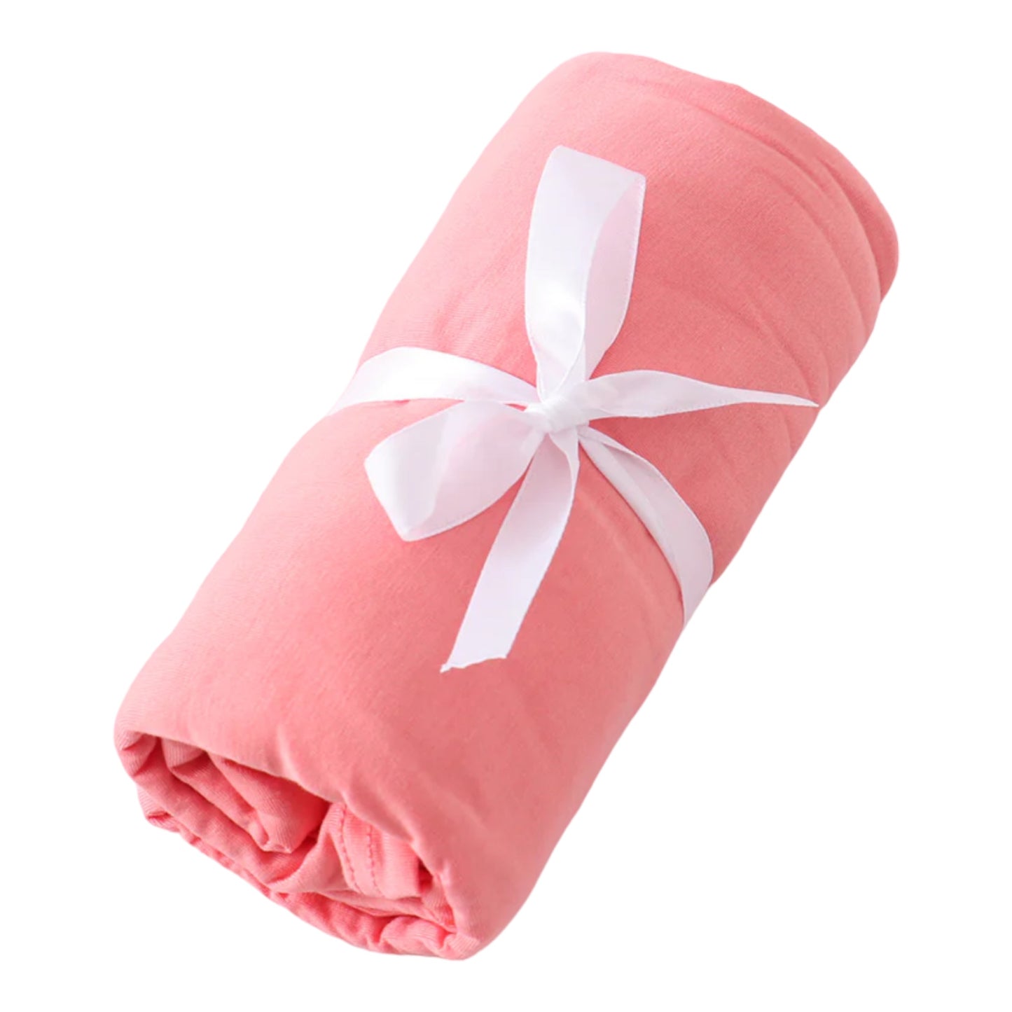 Peach Bamboo Swaddle Blanket