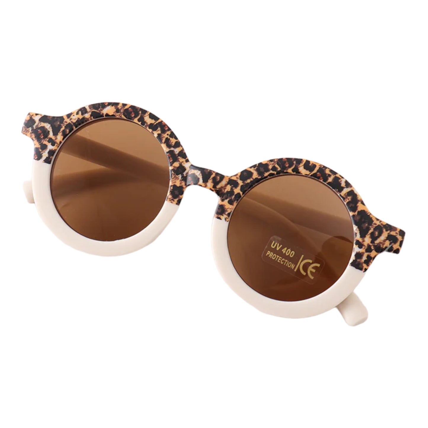 Cheetah Print Retro Sunglasses