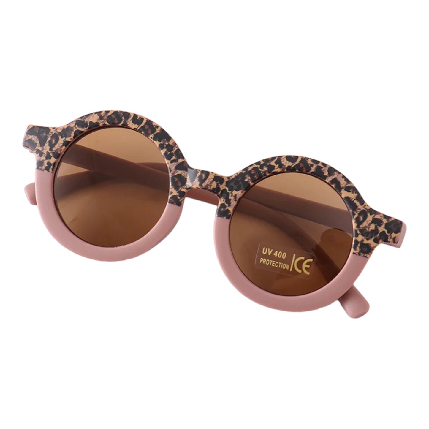 Cheetah Print Retro Sunglasses