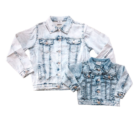 Acid Washed Denim Jacket