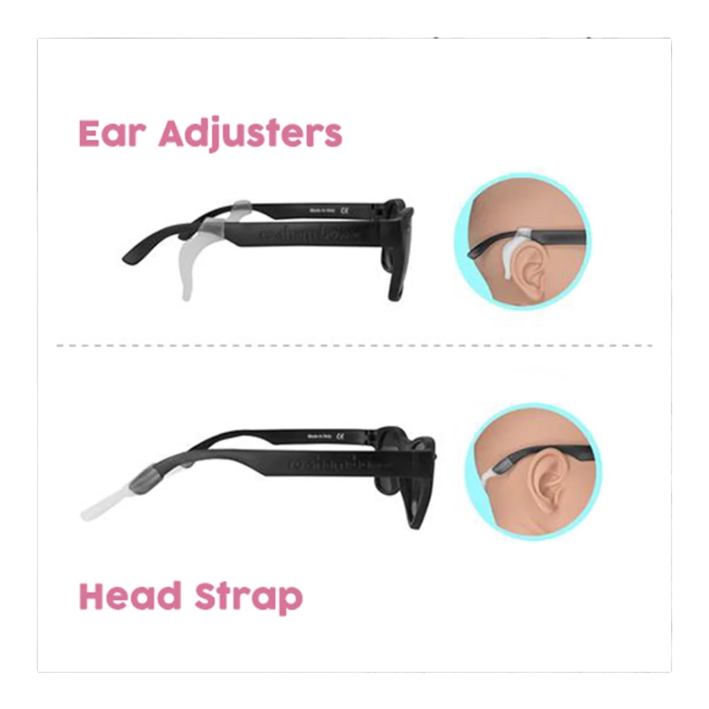 Ro Sham Bo Ear Adjusters and Head Strap