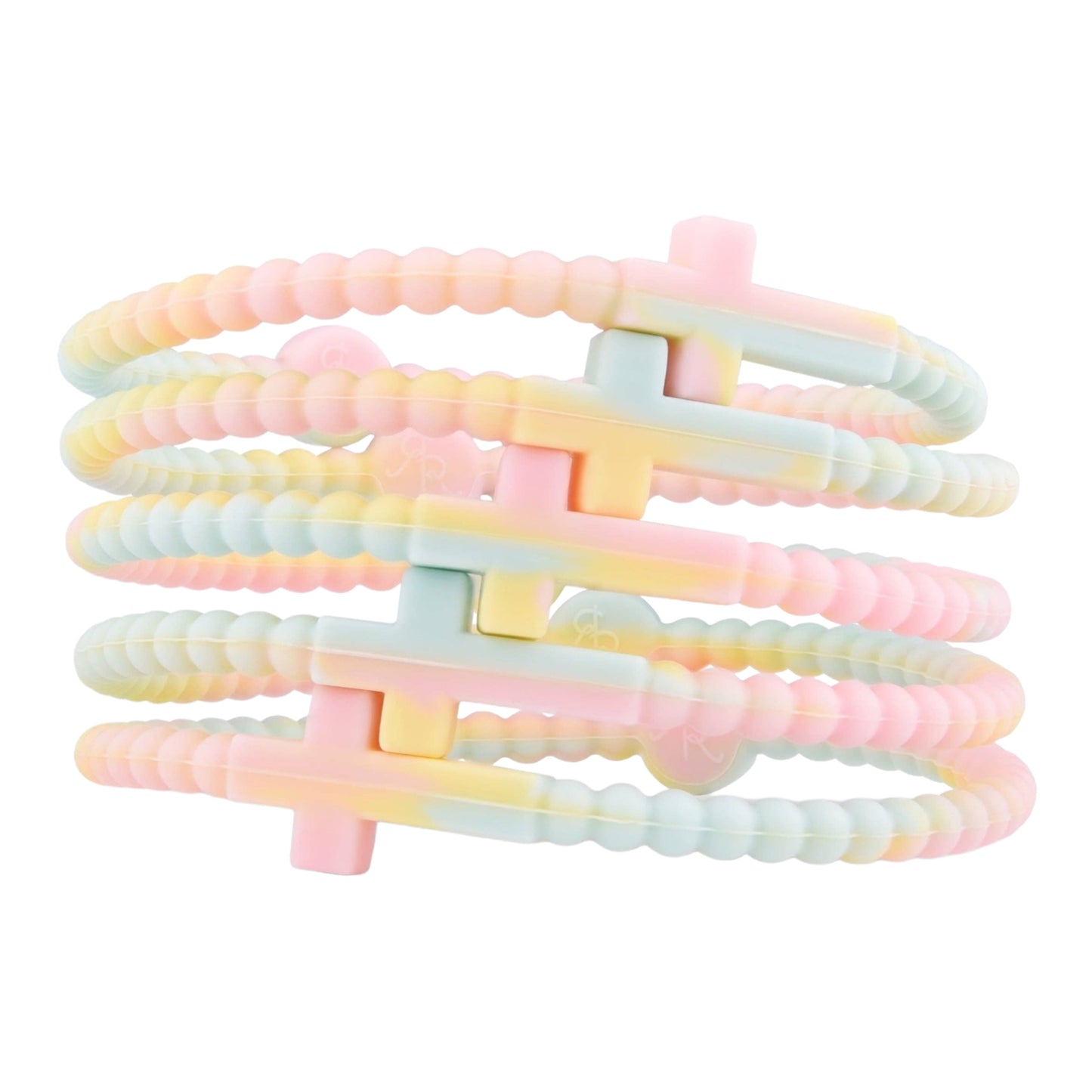 Jesus Bracelets Pack of 5 (silicone cross bracelets)