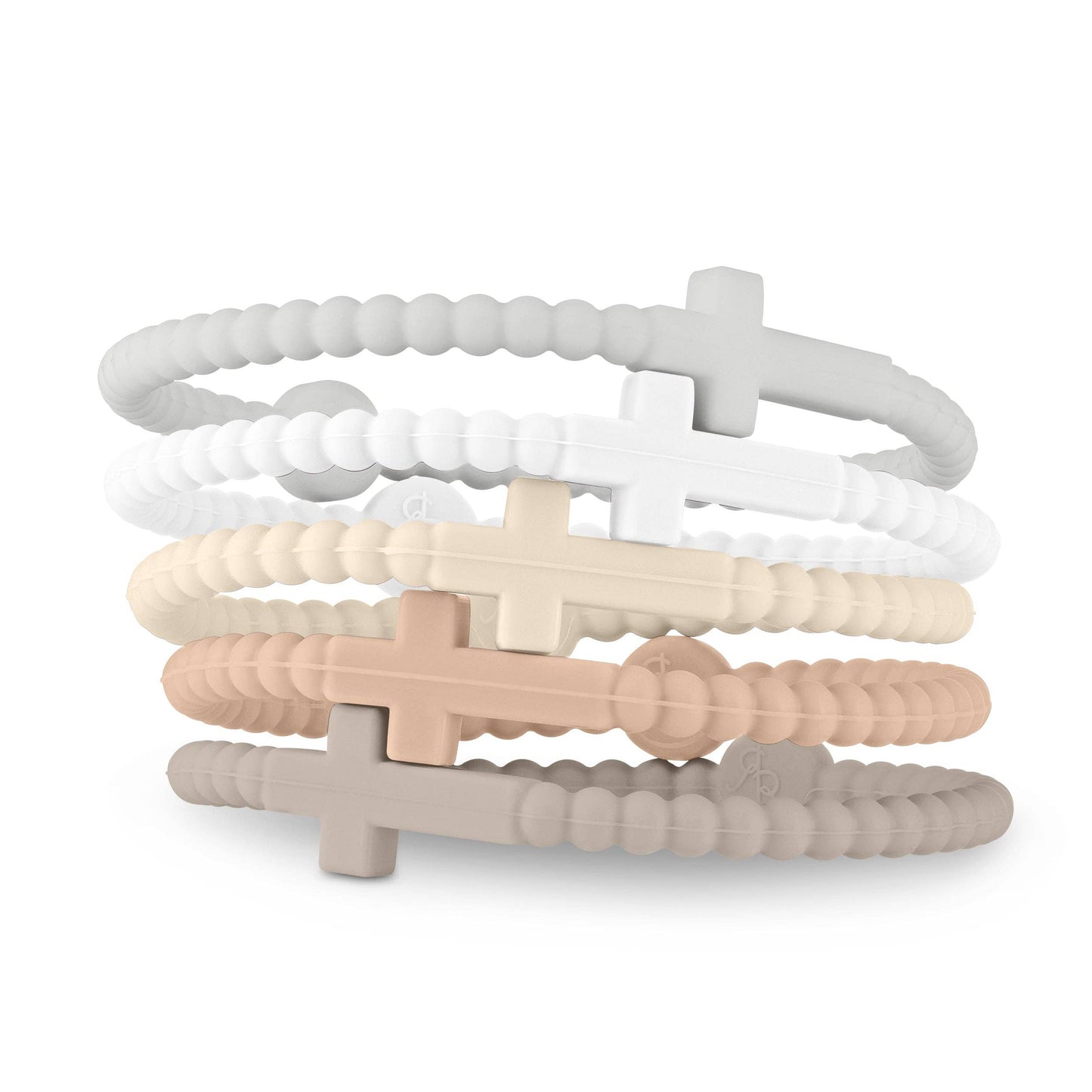 Jesus Bracelets Pack of 5 (silicone cross bracelets)