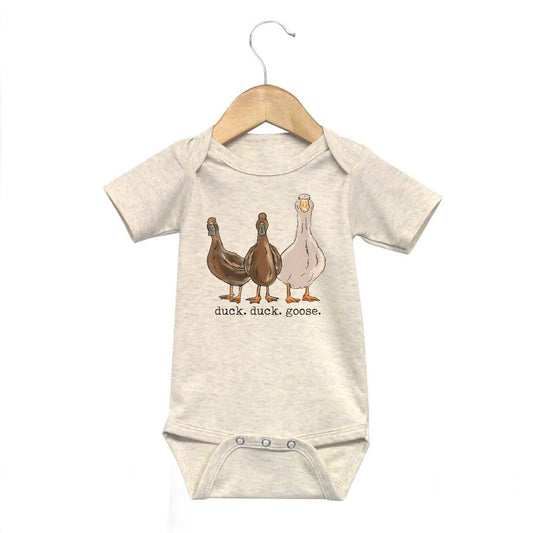 Duck Duck Goose Farm Baby Onesie
