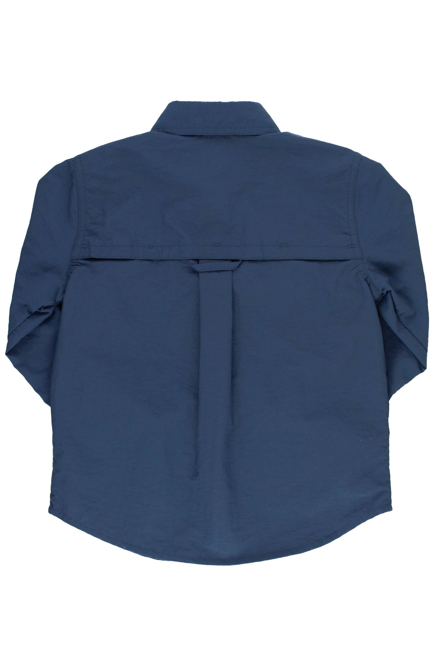 Navy Sun Protective Button Down Shirt
