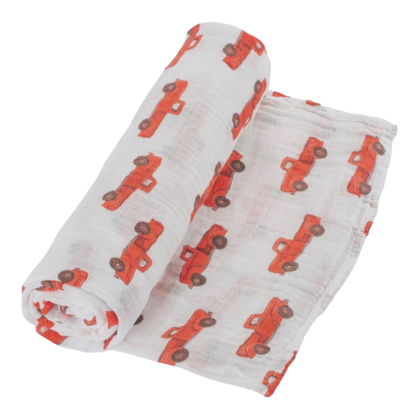 Truckin’ On Baby Swaddle Blanket