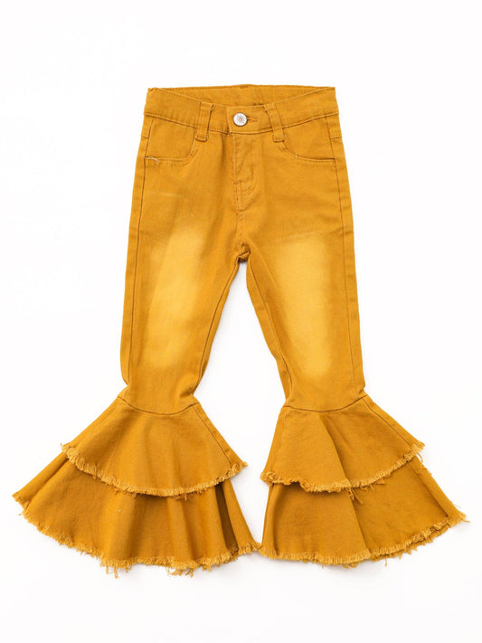 Mustard Double Layer Jeans