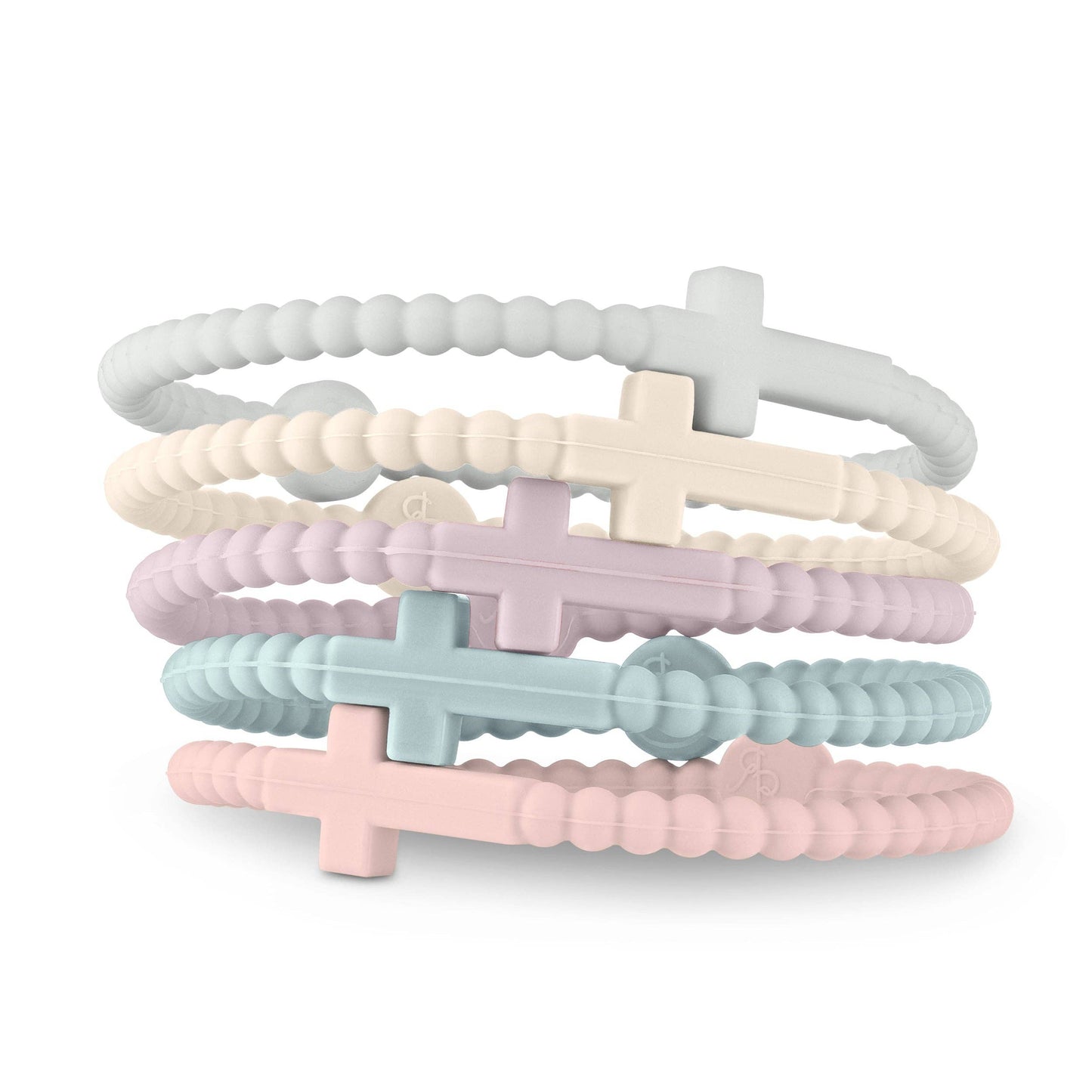 Jesus Bracelets Pack of 5 (silicone cross bracelets)