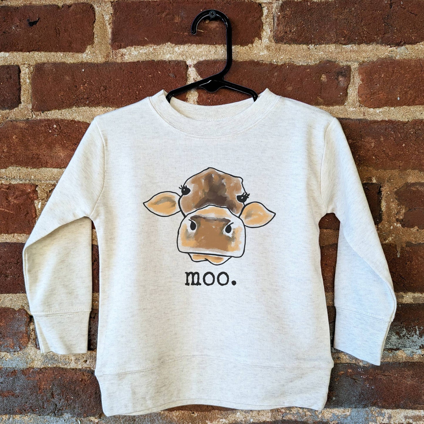 Moo Cow Farm Kids Long Sleeve Tee