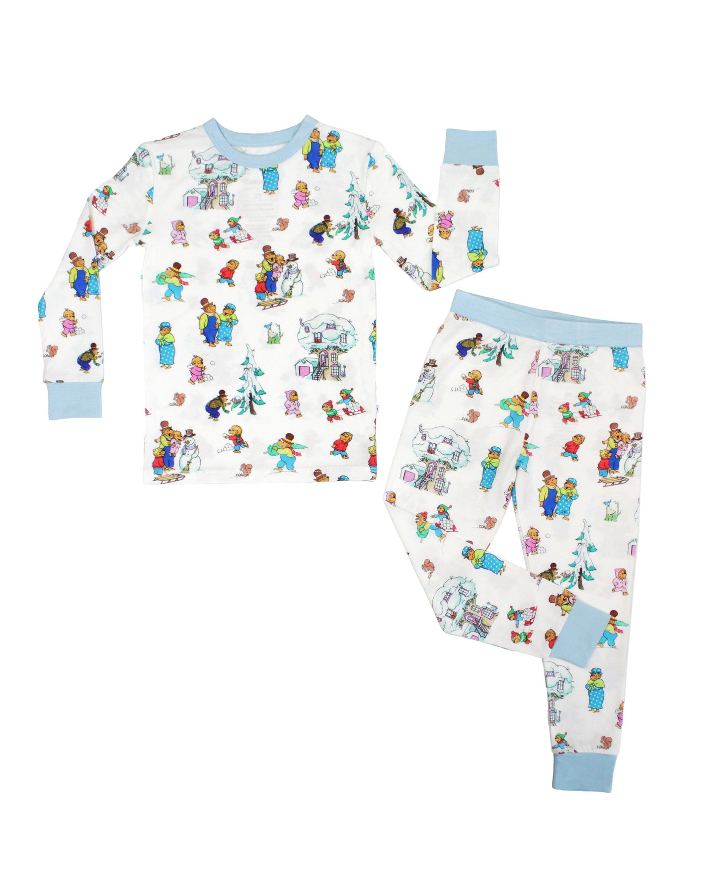 Berenstain Bears® Snow Day Bamboo Long Sleeve Kids Pajama Pants Set