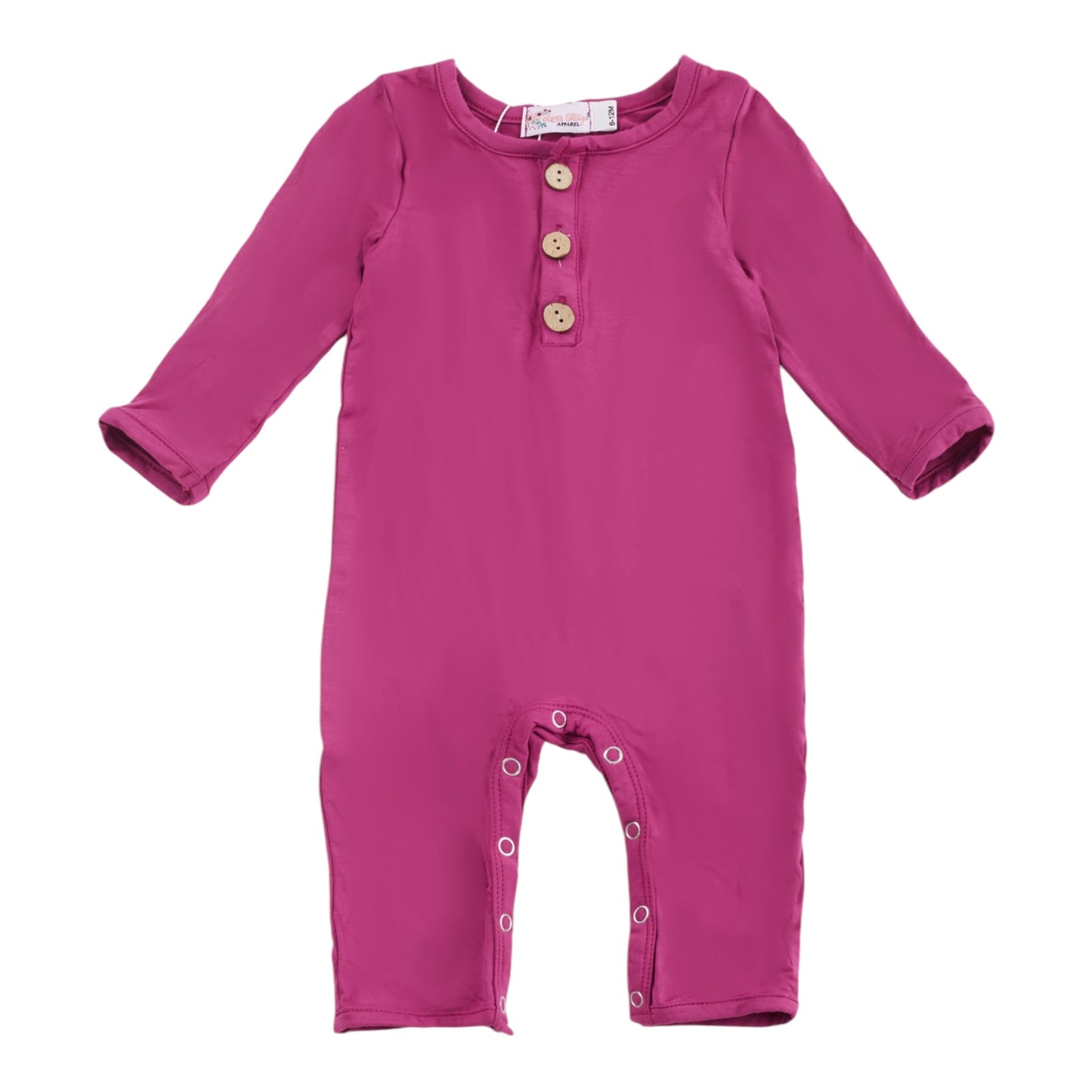 Magenta Bamboo Romper