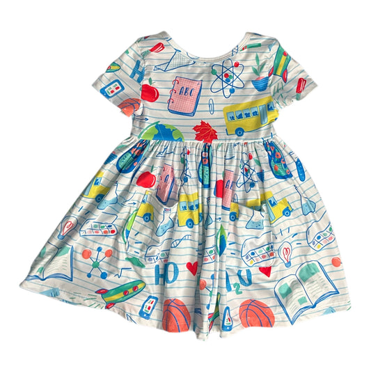 School Rules Pocket Twirl Dress