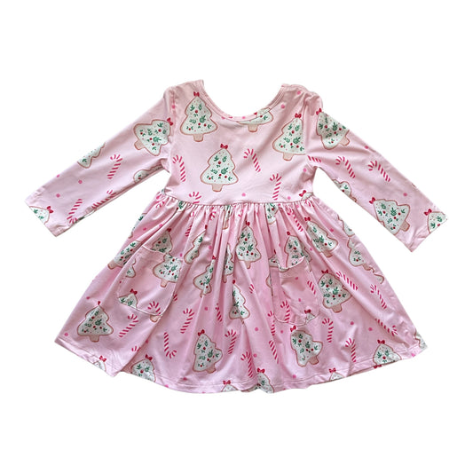 Candy Canes and Cookies Twirl Dress