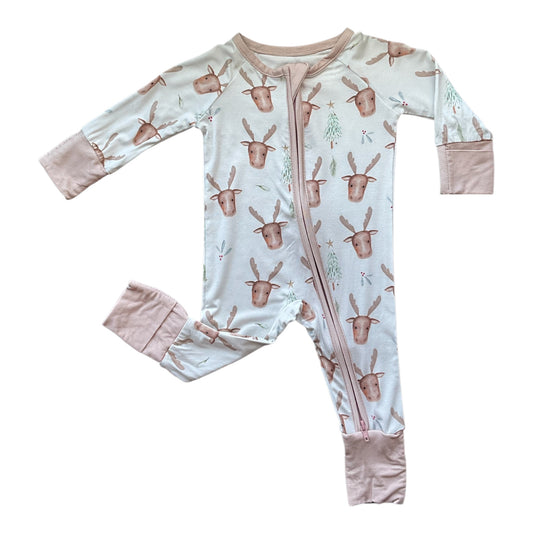 Mistletoe Moose Bamboo Sleeper