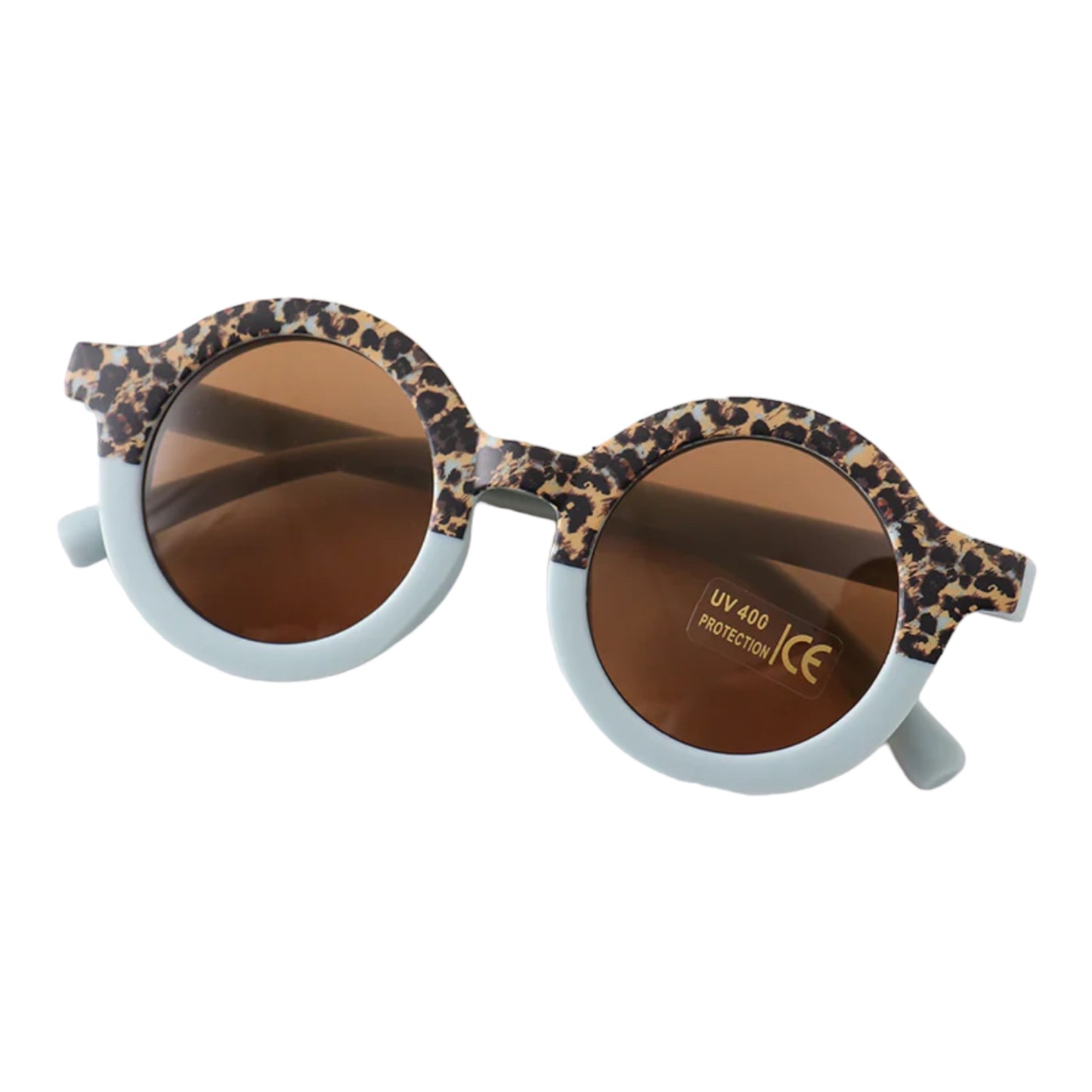 Cheetah Print Retro Sunglasses