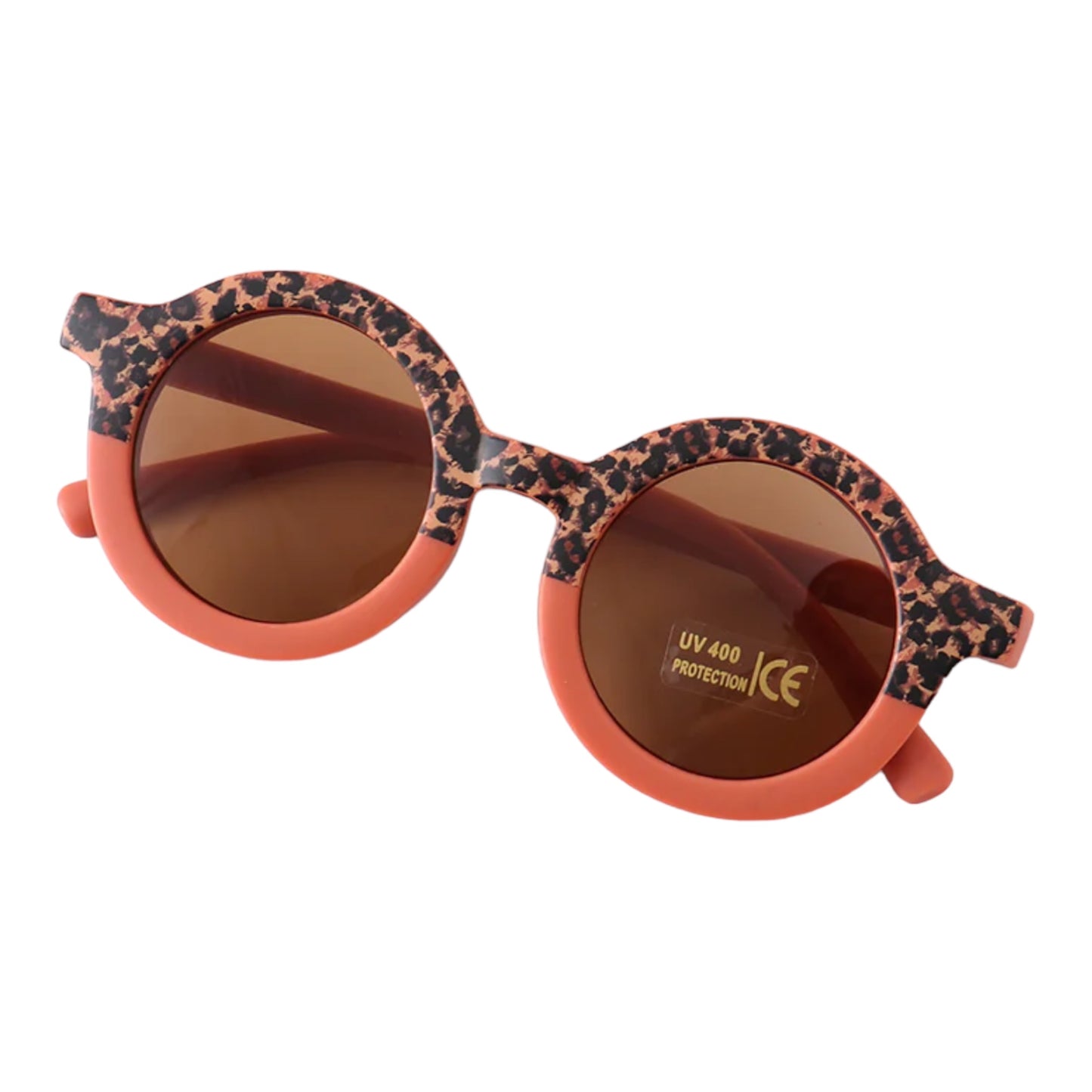 Cheetah Print Retro Sunglasses