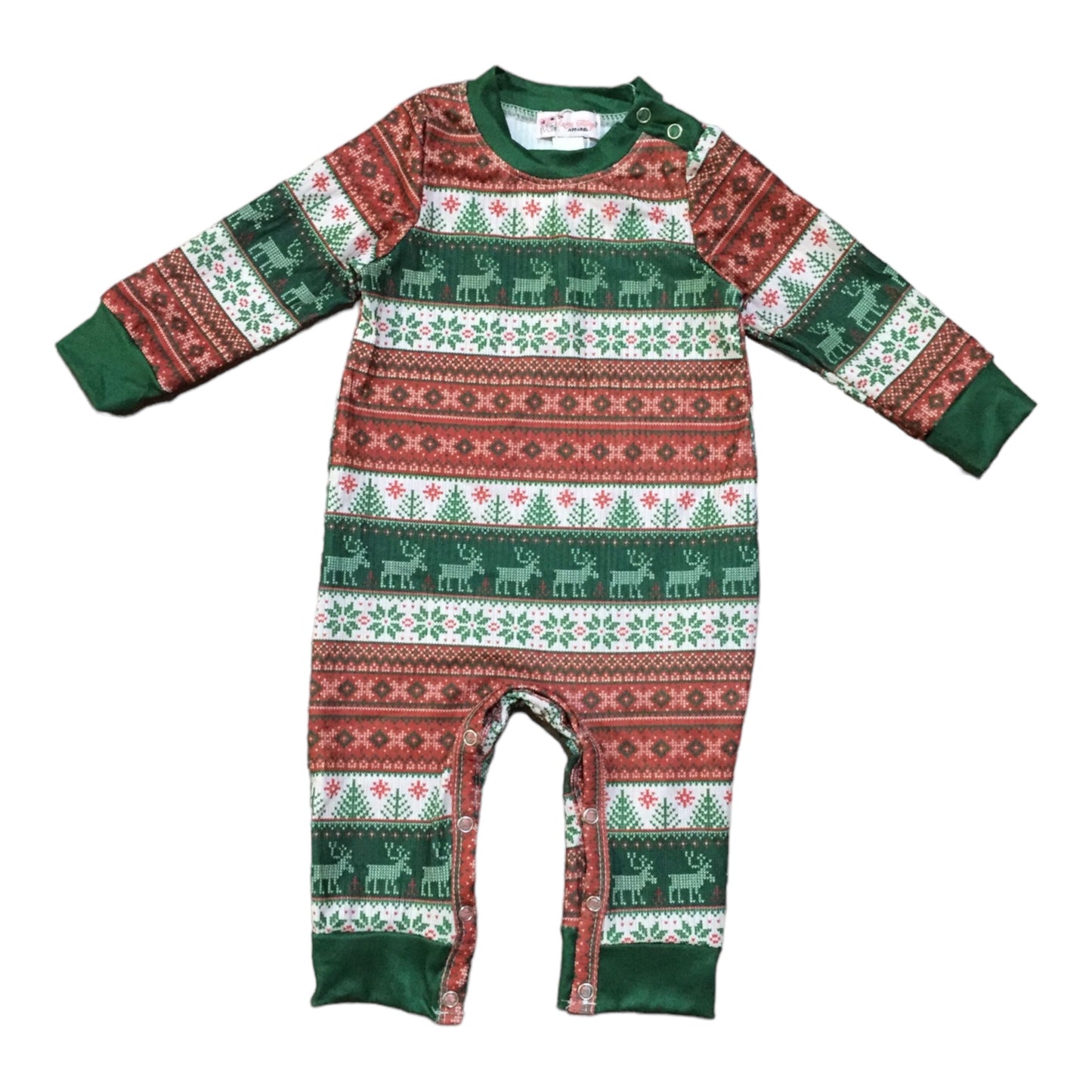 Christmas Pattern Romper