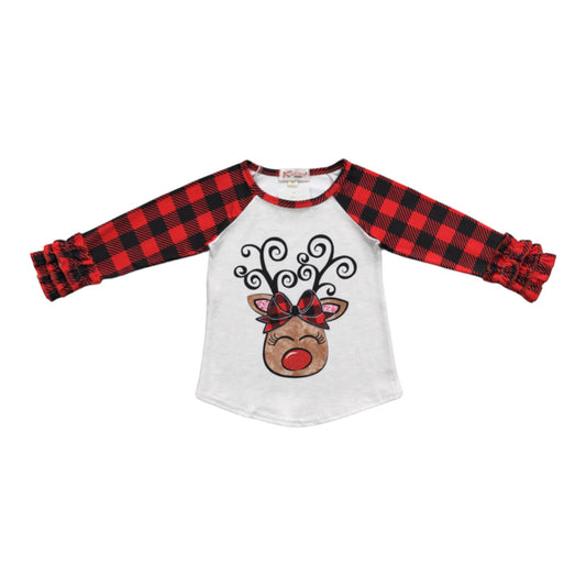 Reindeer Girl Raglan