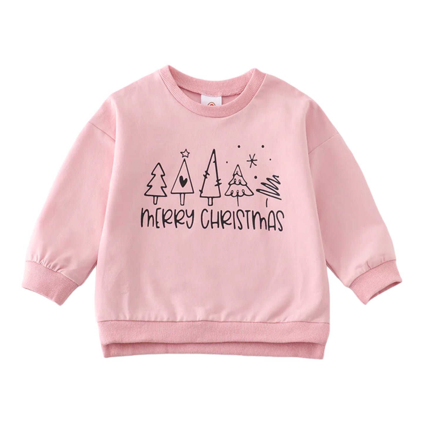 Pink Merry Christmas Sweatshirt