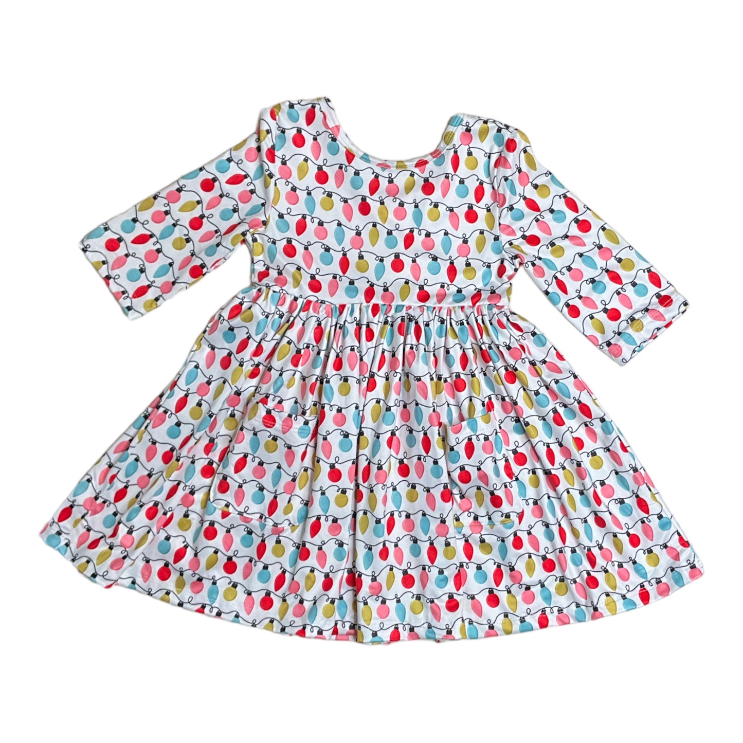 Mila + Rose Merry and Bright Pocket Twirl Dress