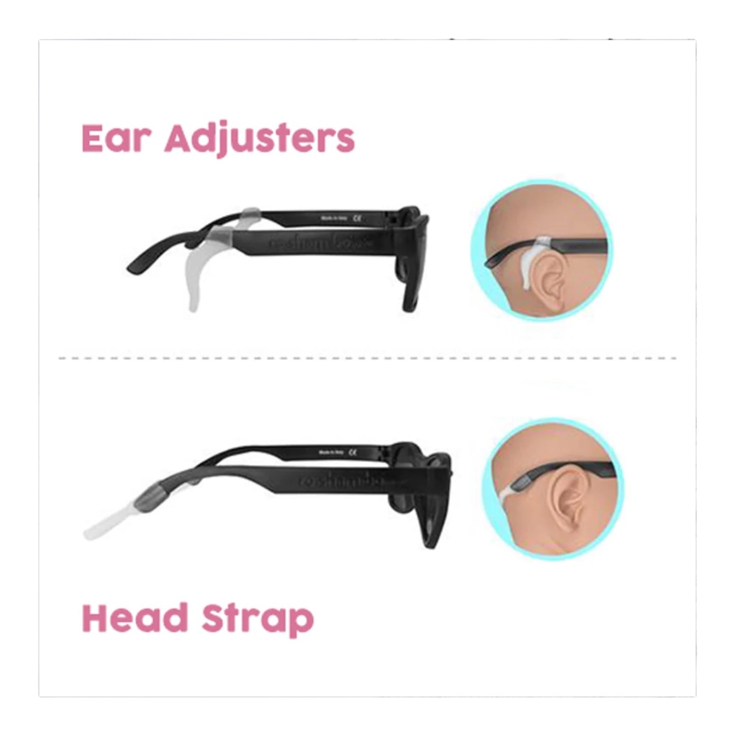 Ro Sham Bo Ear Adjusters and Head Strap