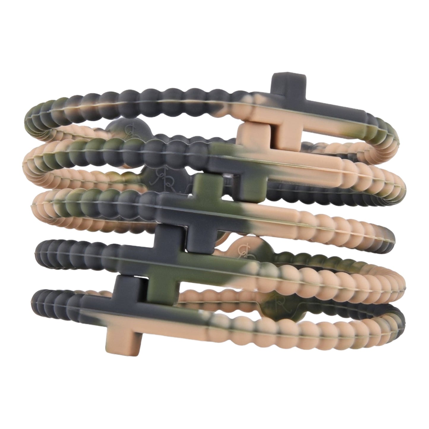 Jesus Bracelets Pack of 5 (silicone cross bracelets)