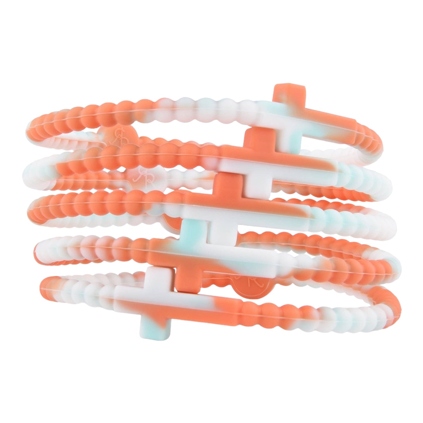 Jesus Bracelets Pack of 5 (silicone cross bracelets)