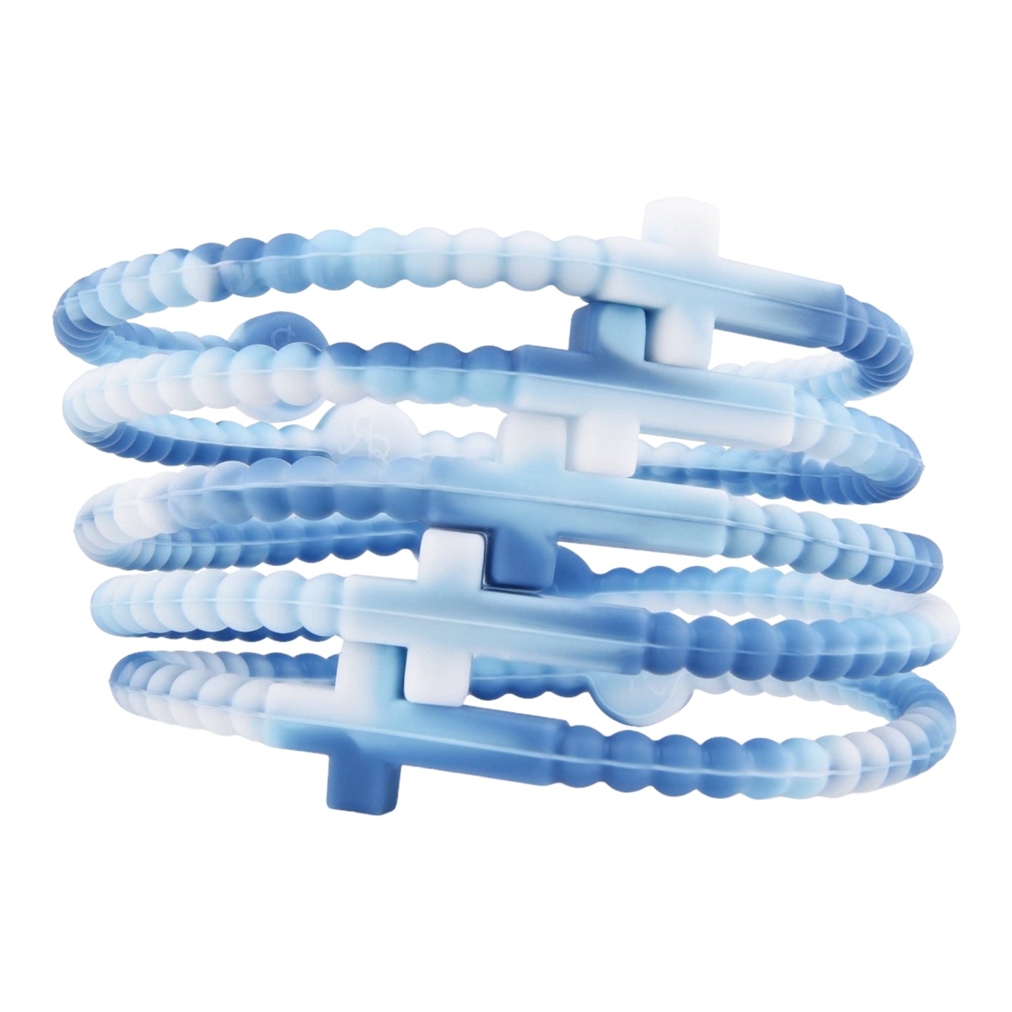 Jesus Bracelets Pack of 5 (silicone cross bracelets)