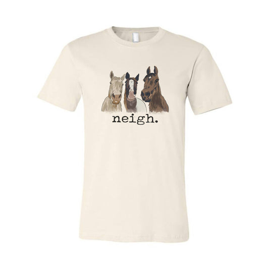 "Neigh" Horse Mommy and Me Tee