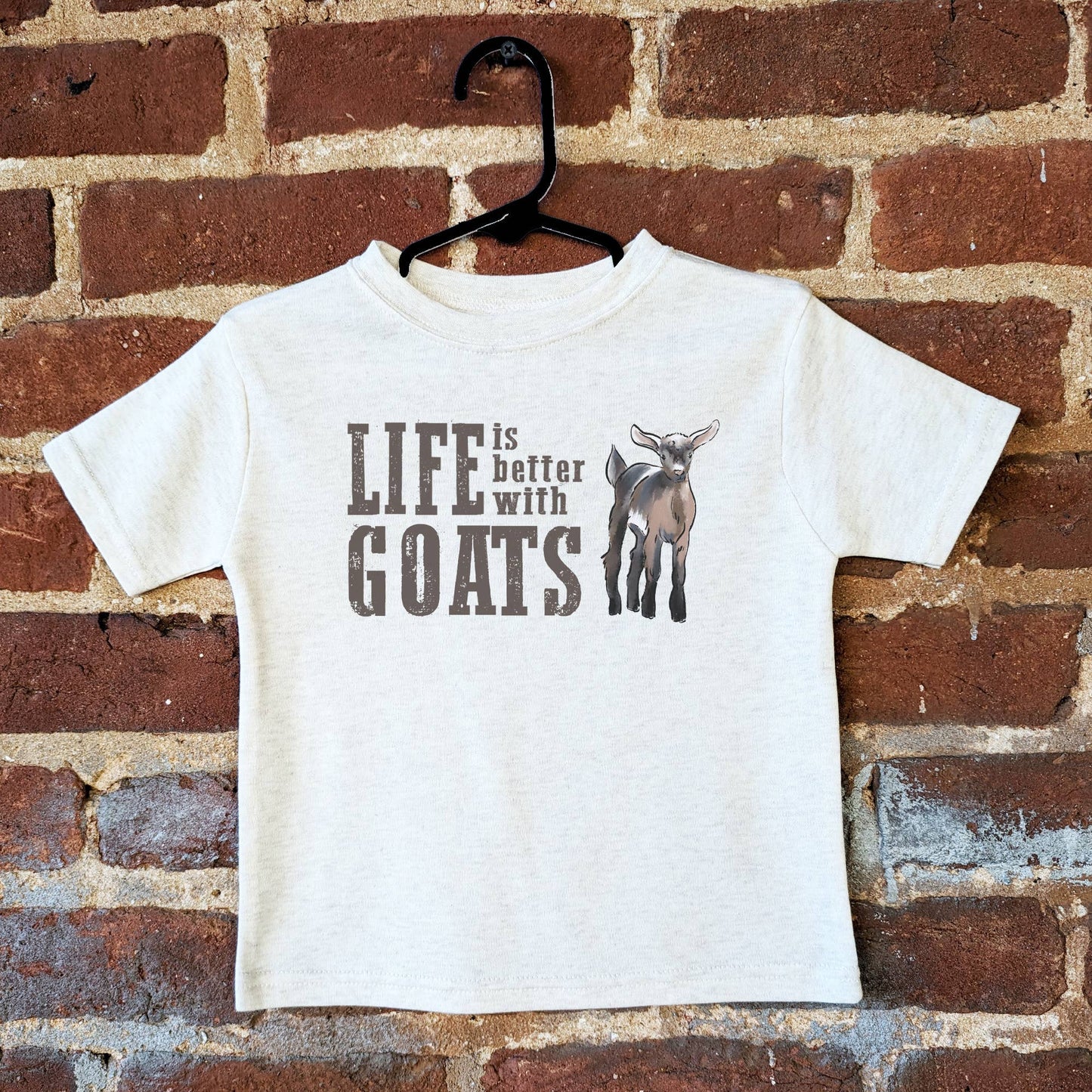 "Life is better with GOATS" Country Farm Tee