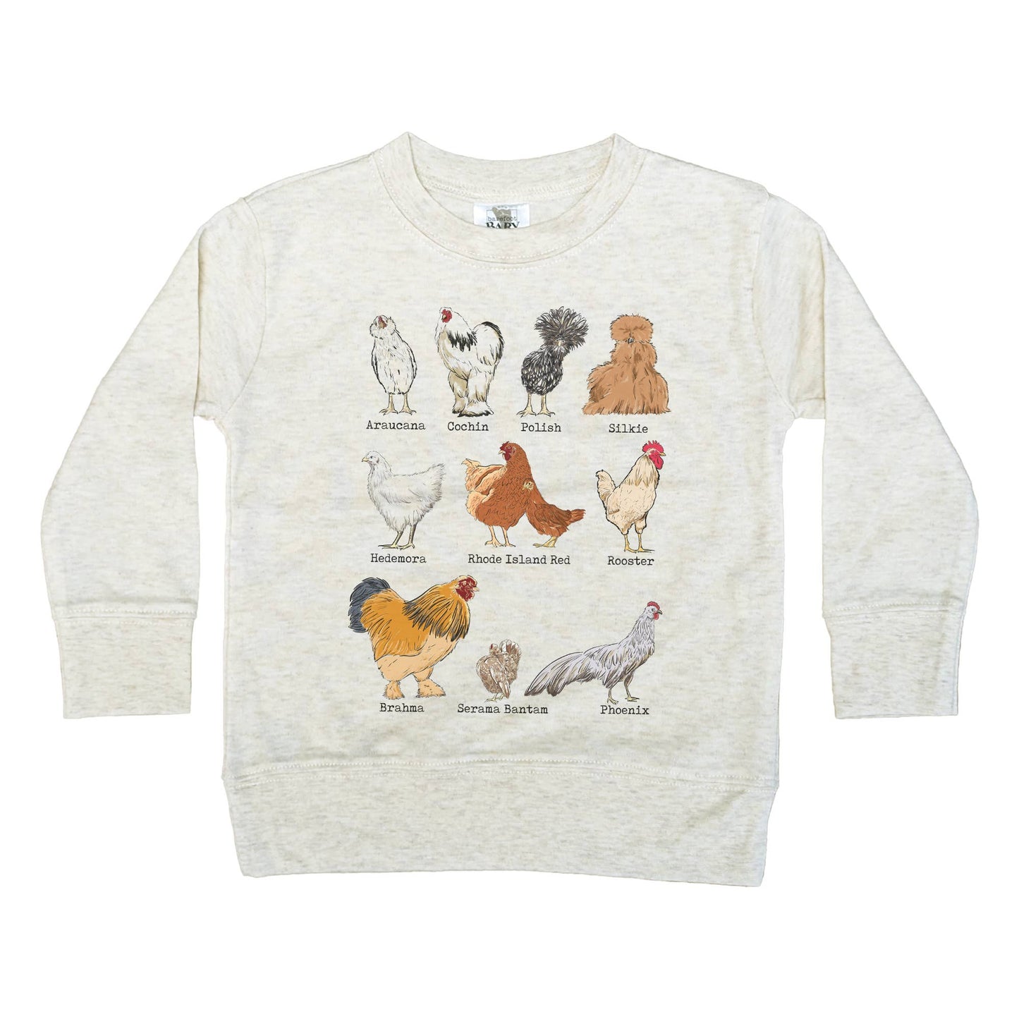 Chicken Breeds Long Sleeve Tee