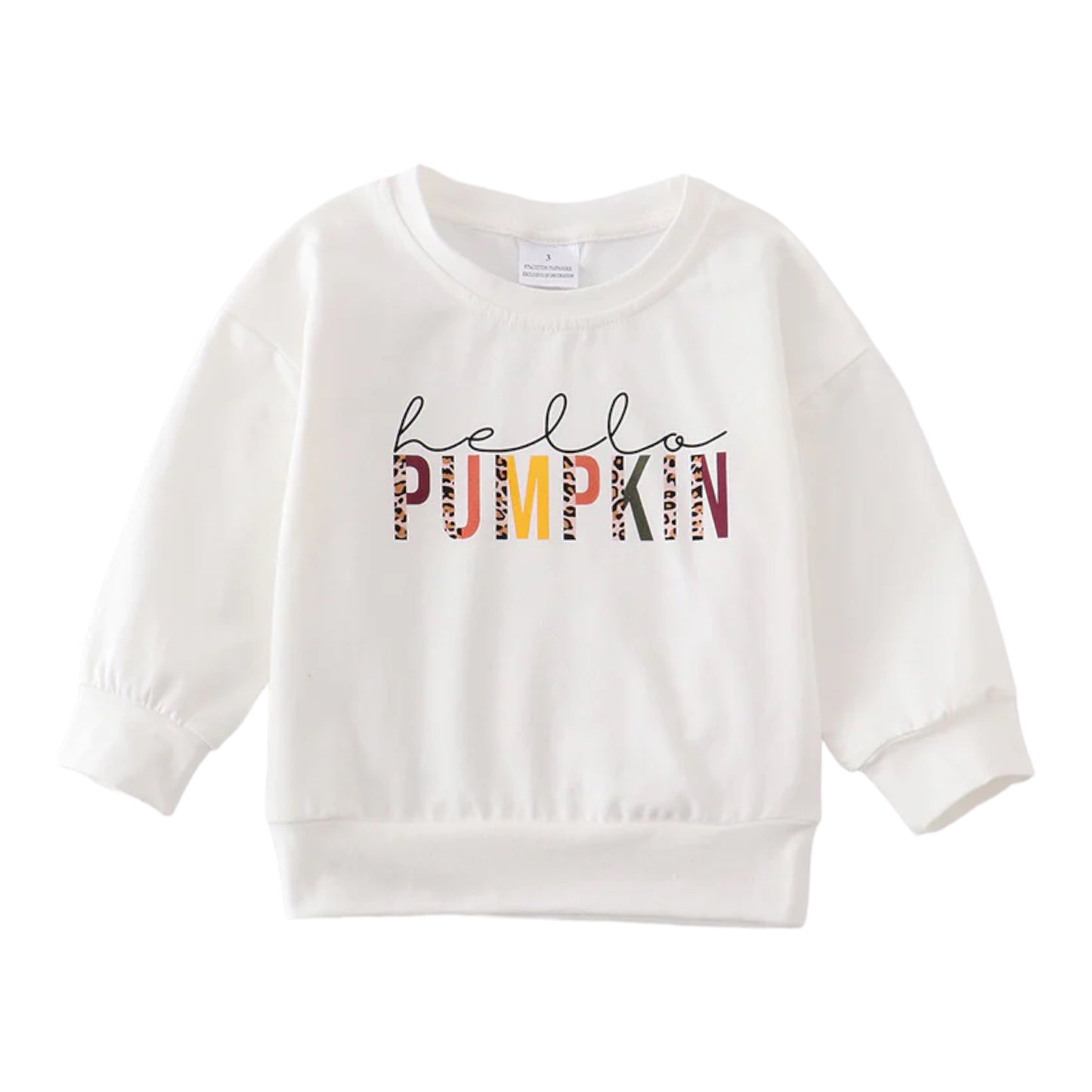 White Pumpkin Girl Sweatshirt