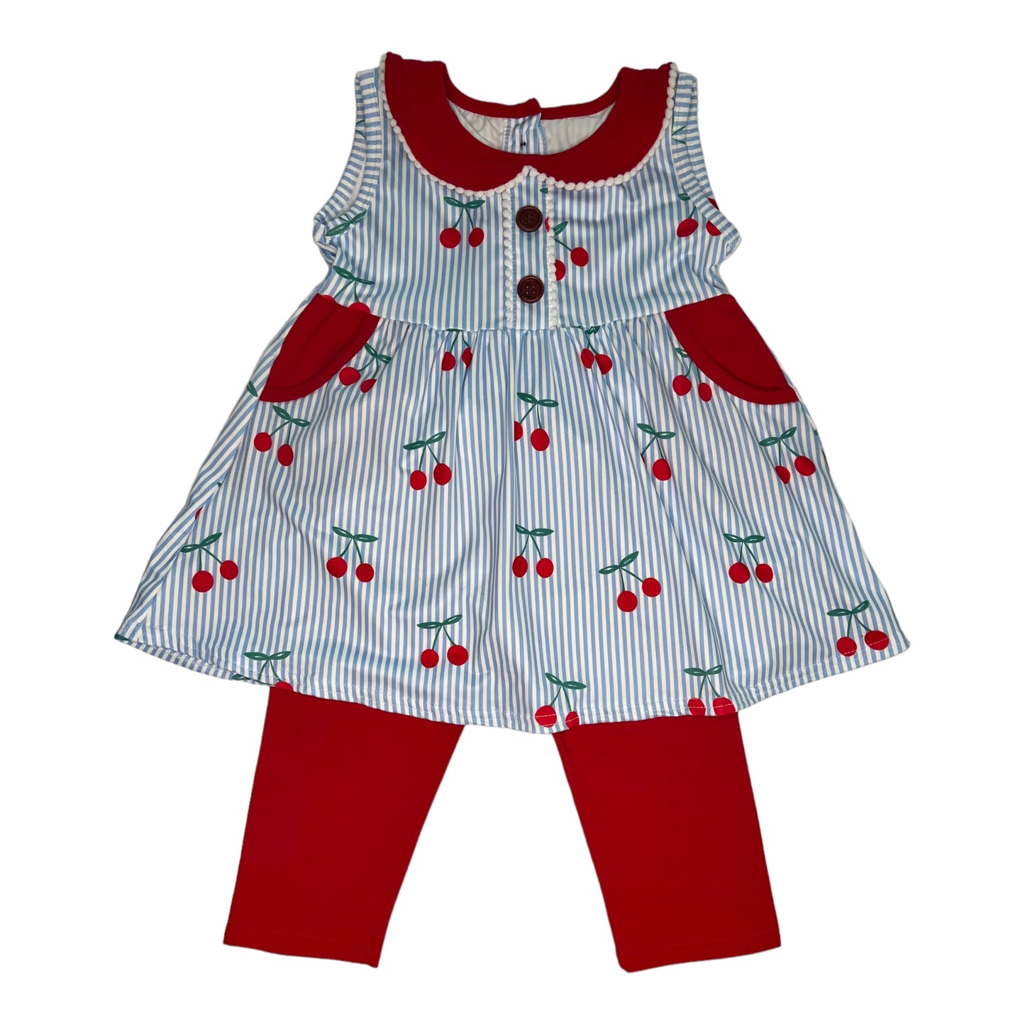 Cherry Capri Set by Wellie Kate