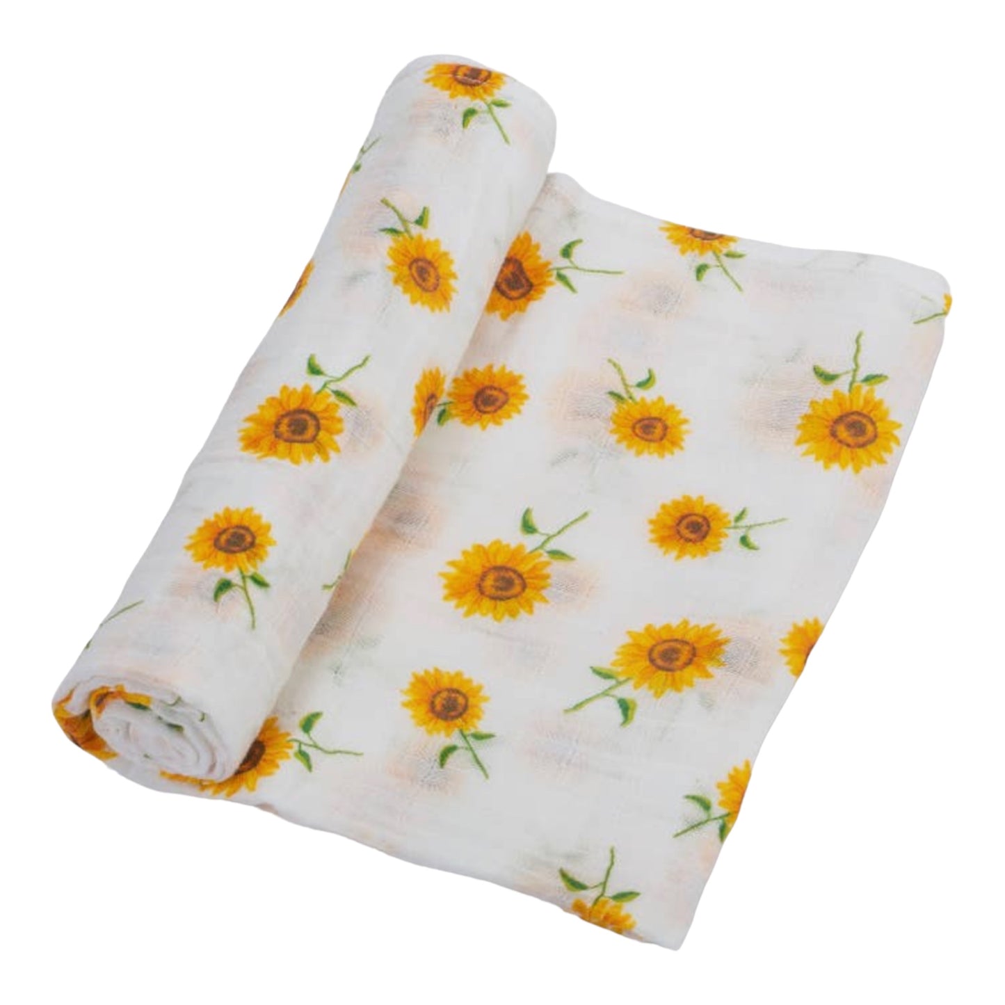 Sunflower Fields Baby Swaddle Blanket