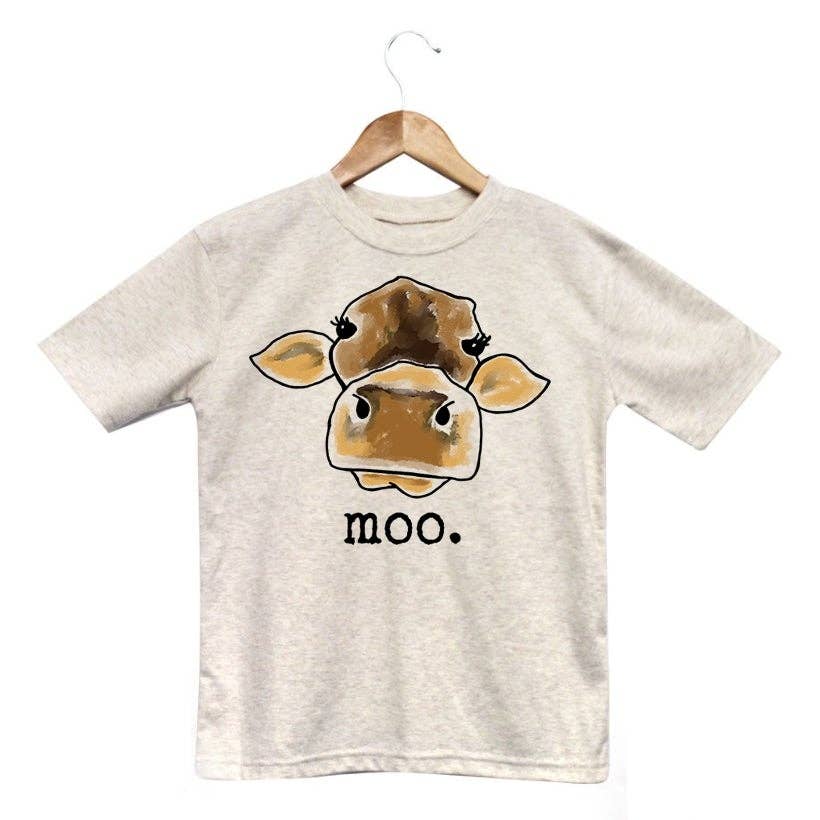 "MOO" Cow Toddler/Youth T-shirt