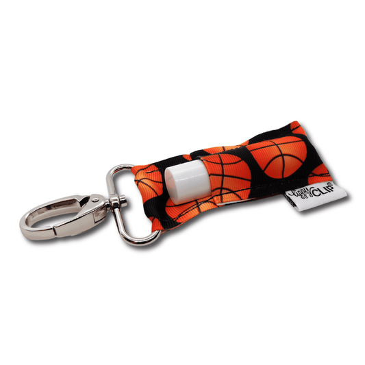 Basketball LippyClip® Lip Balm Holder for Chapstick